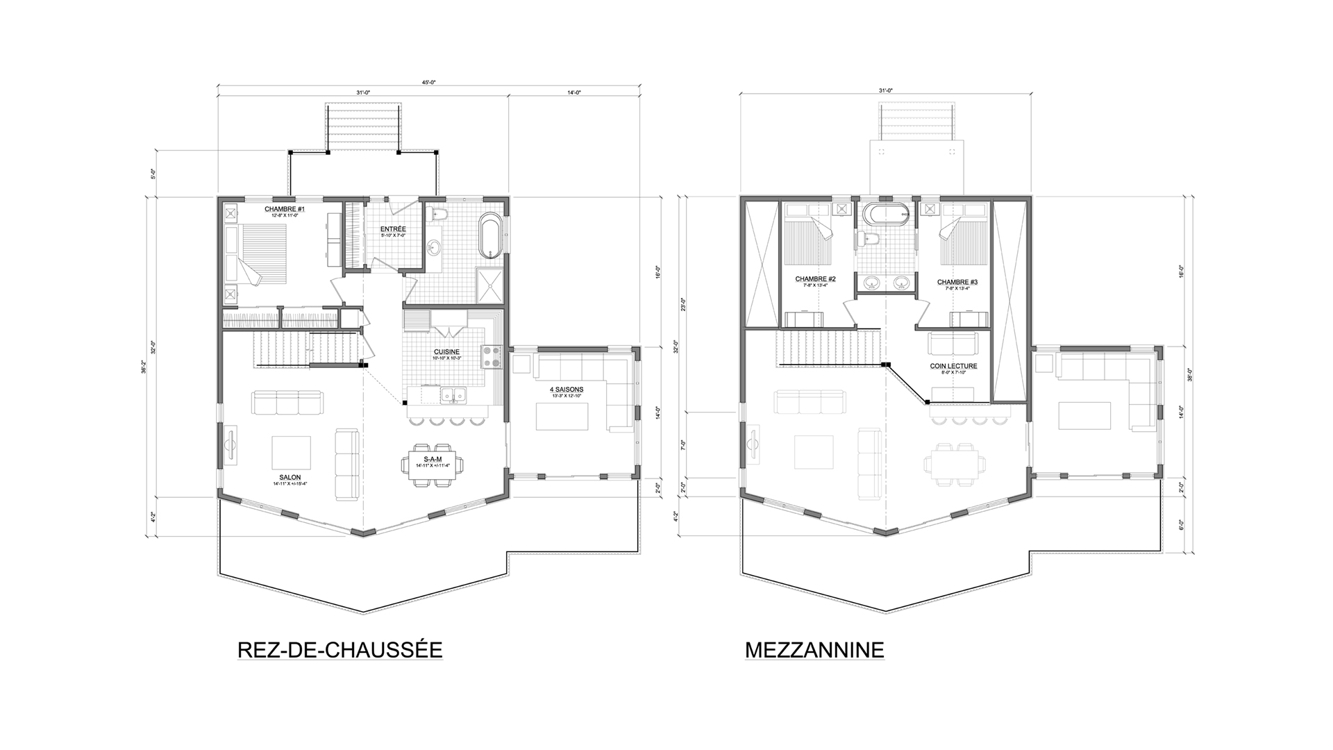 maisons confort design montreuil plan plancher